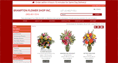 Desktop Screenshot of bramptonflowershop.com